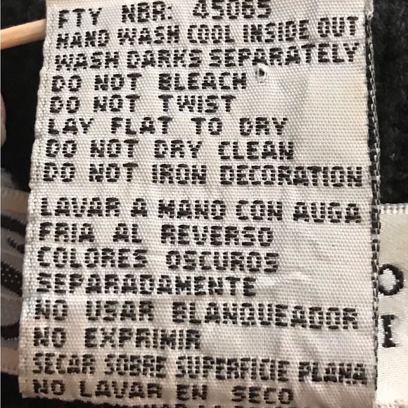 Studio Collection Vtg Embroidered Ugly Christmas Sweater Black Holly Sz M - Picture 10 of 10